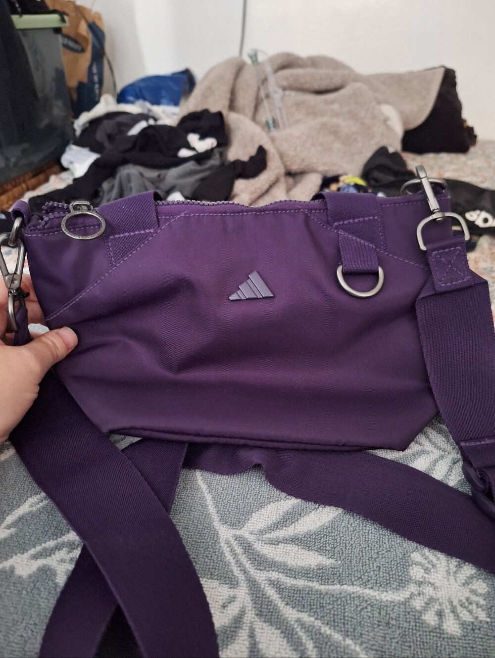 adidas Purple Women's Crossbody Sling Bag